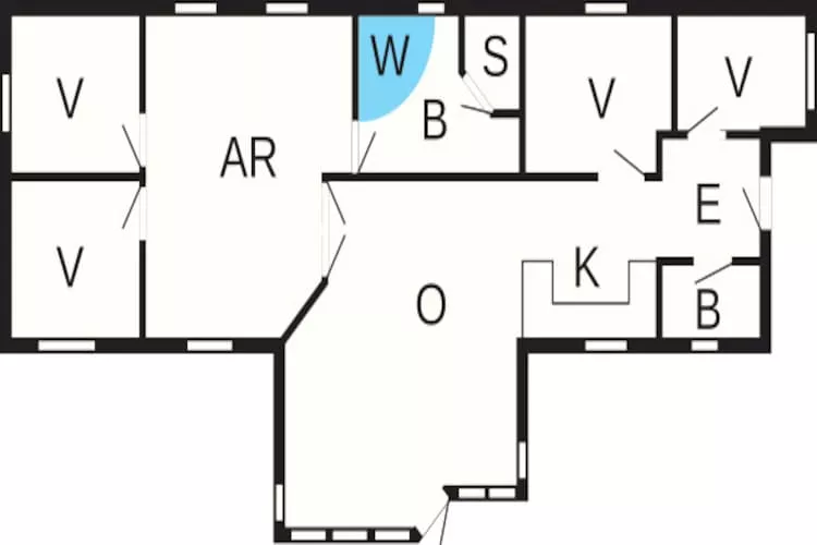 12 Personen Ferienhaus in Hals-By Traum-Grundriss