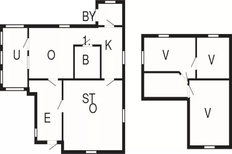 5 person holiday home in GAMLEBY-Floor plan