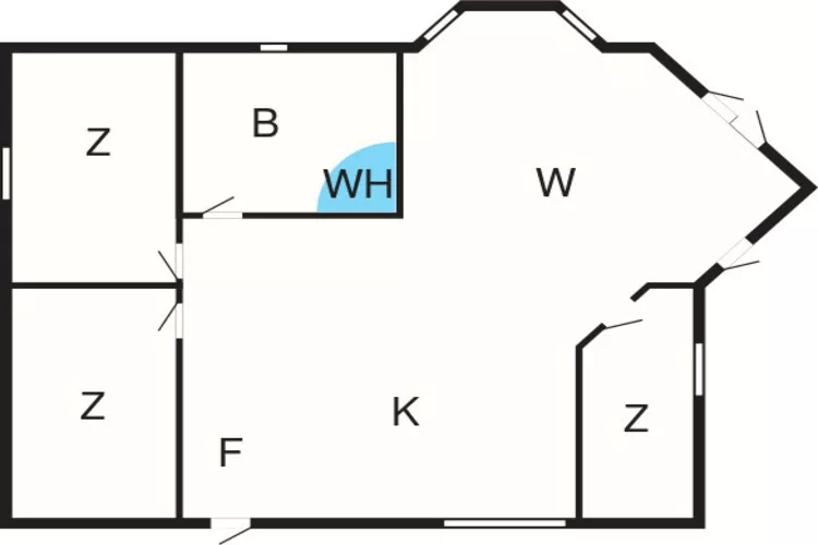 9 person holiday home in Hurup Thy-By Traum-Floor plan