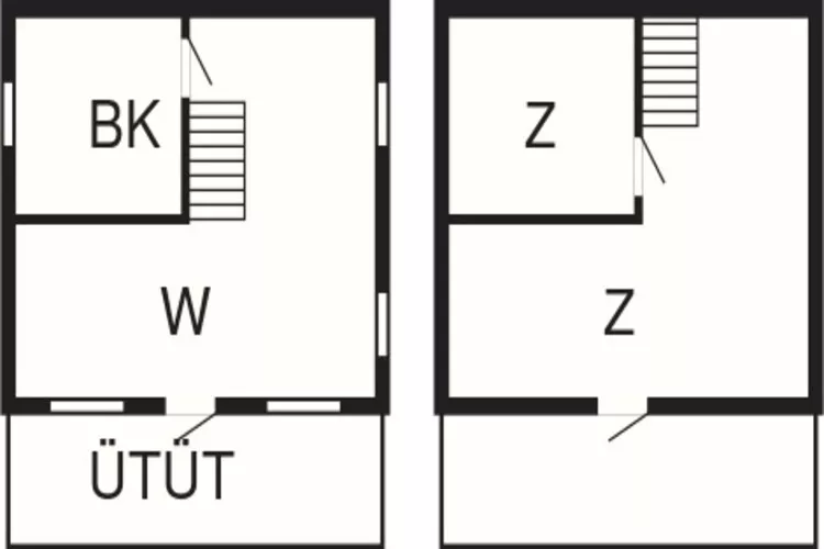 Maison de vacances pour 5 a VÅGLAND-Plan