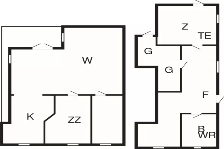 Maison de vacances pour 6 a HENÅN-Plan
