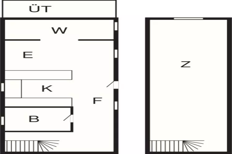 2 Personen Ferienhaus in Gilleleje-By Traum-Grundriss
