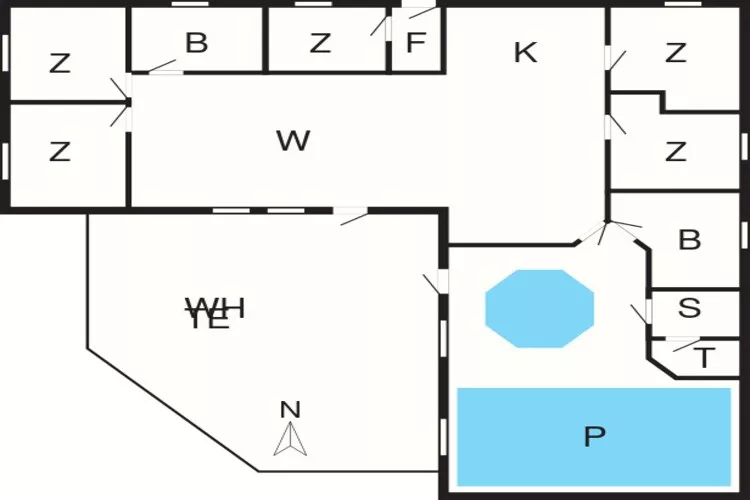 Luxury Retreat with Pool - By Traum Ferienwohnungen-Floor plan
