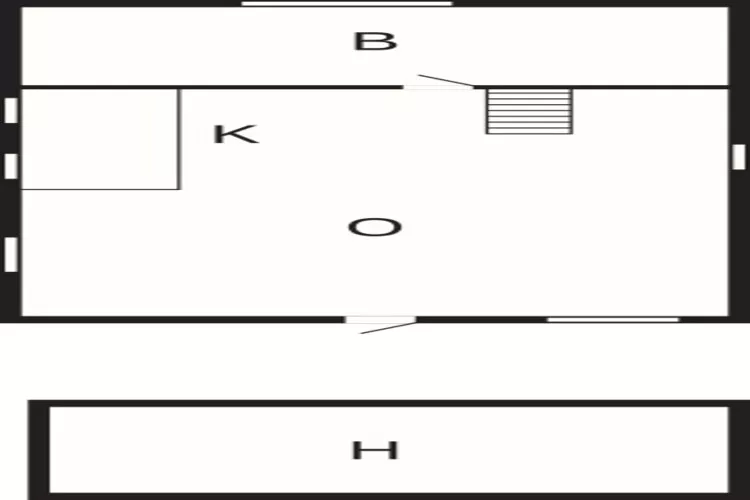 Maison de vacances pour 2 a Svaneke-By Traum-Plan