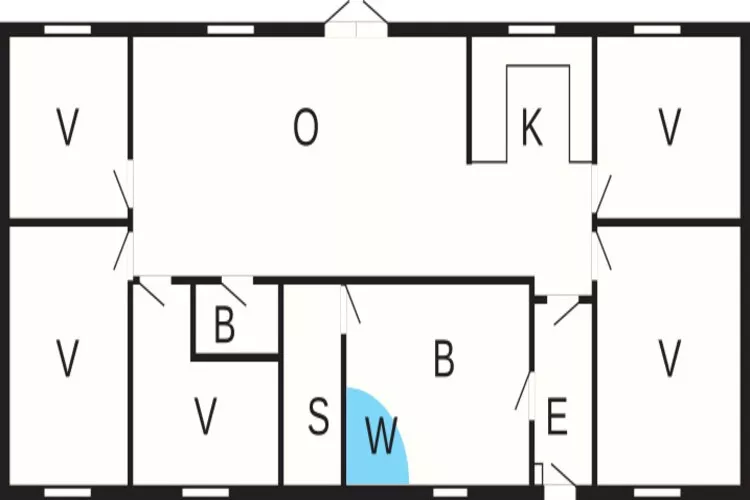 12 person holiday home in Hals-By Traum-Floor plan