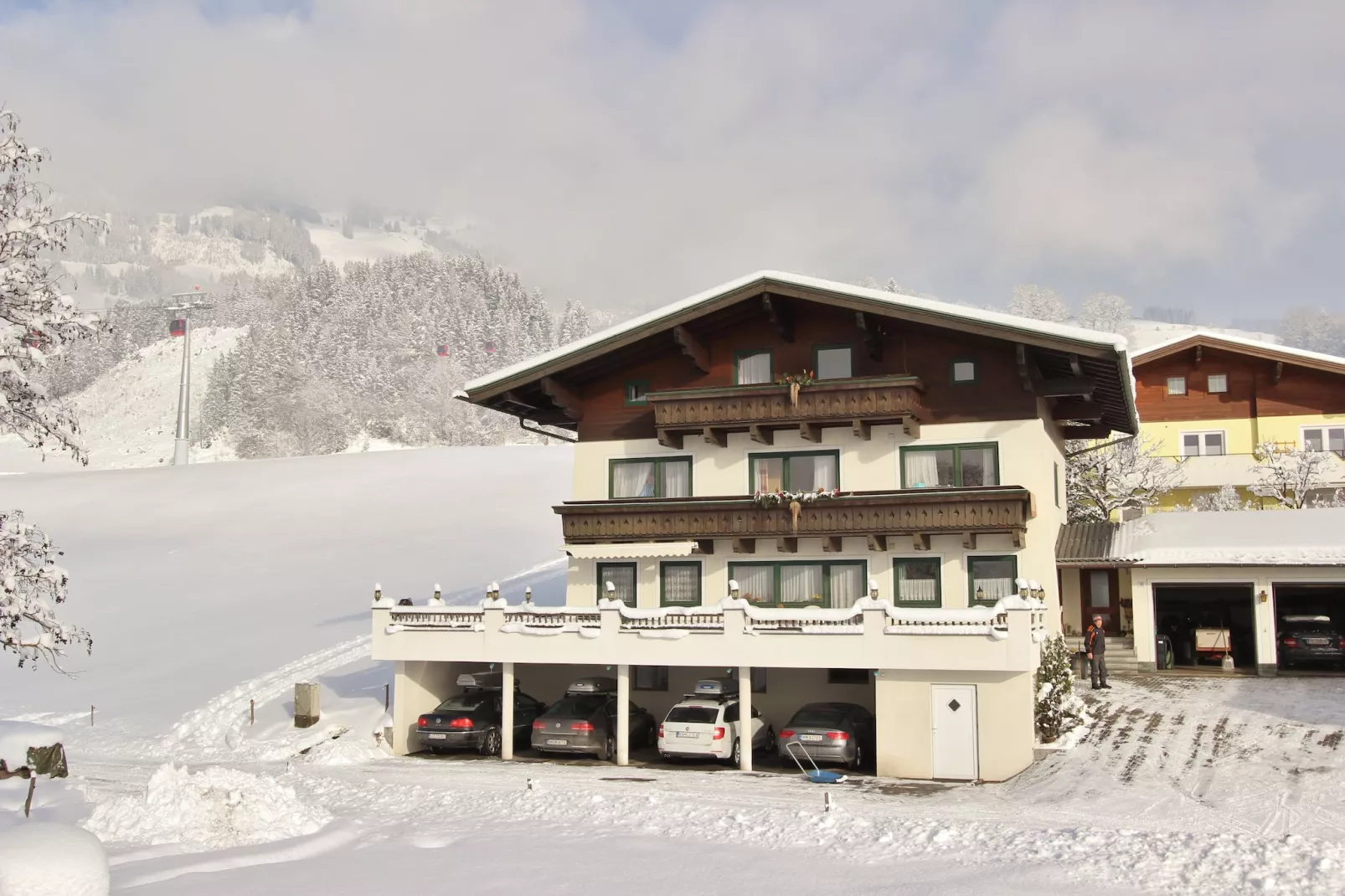 Panoramablick-Exterior in winter