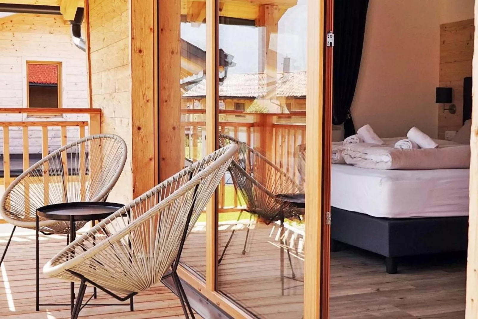 Inzell Chalets-Terrasse / balcon