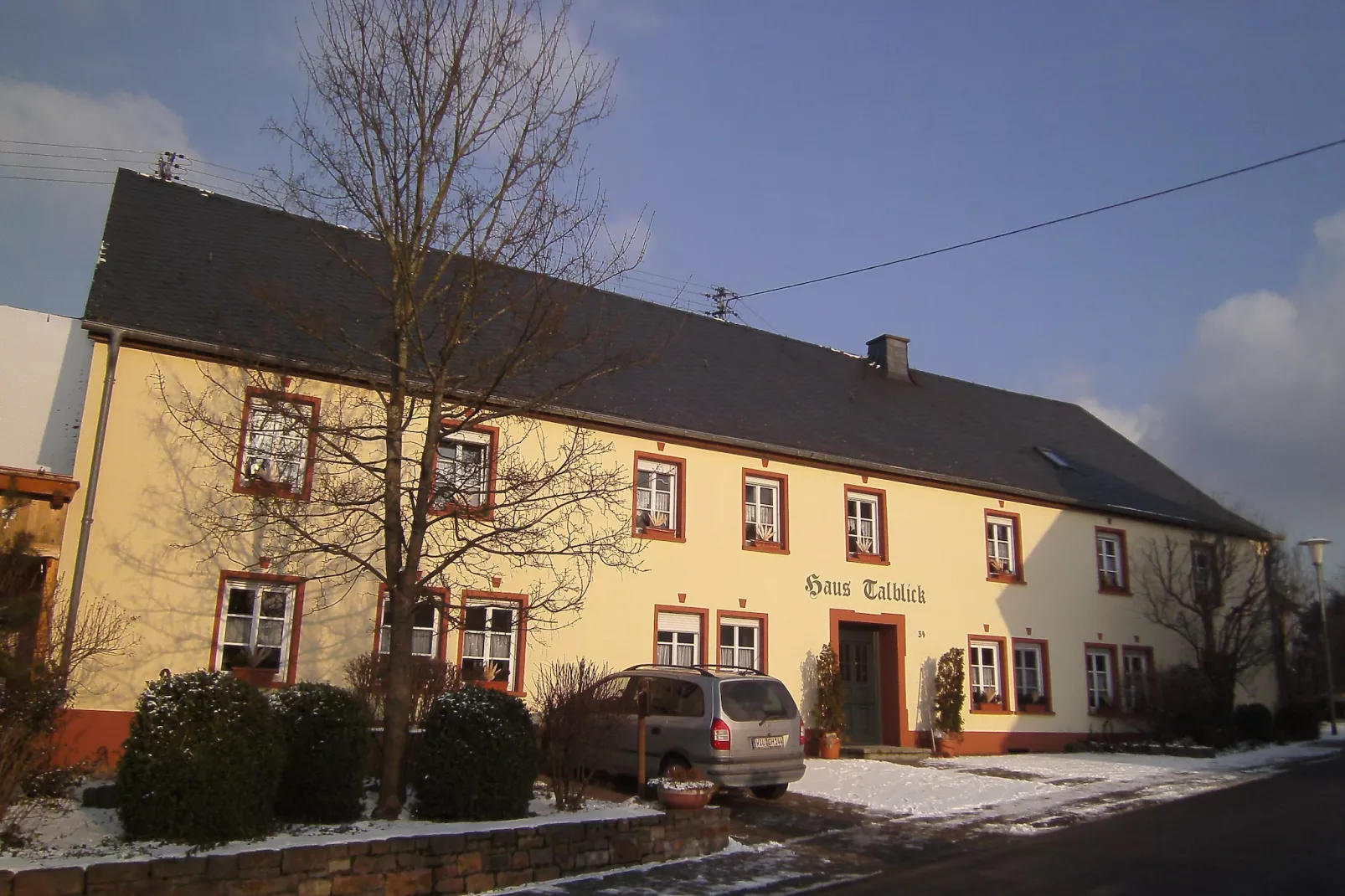 Talblick-Exterior in winter