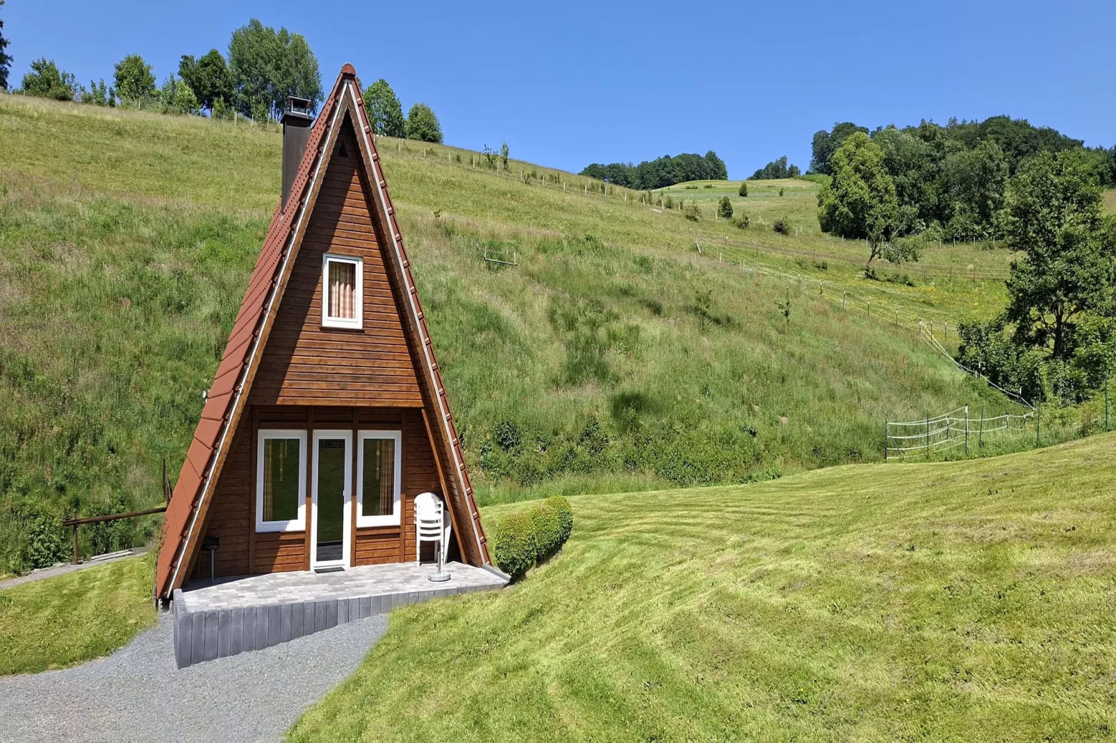 Murmeltier-Exterior in summer
