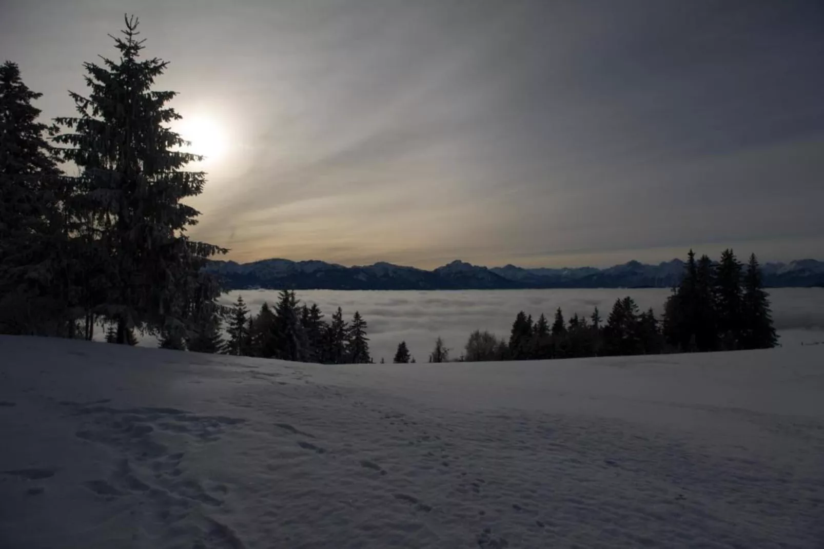 Im Pfaffenwinkel-Area within 5km in winter
