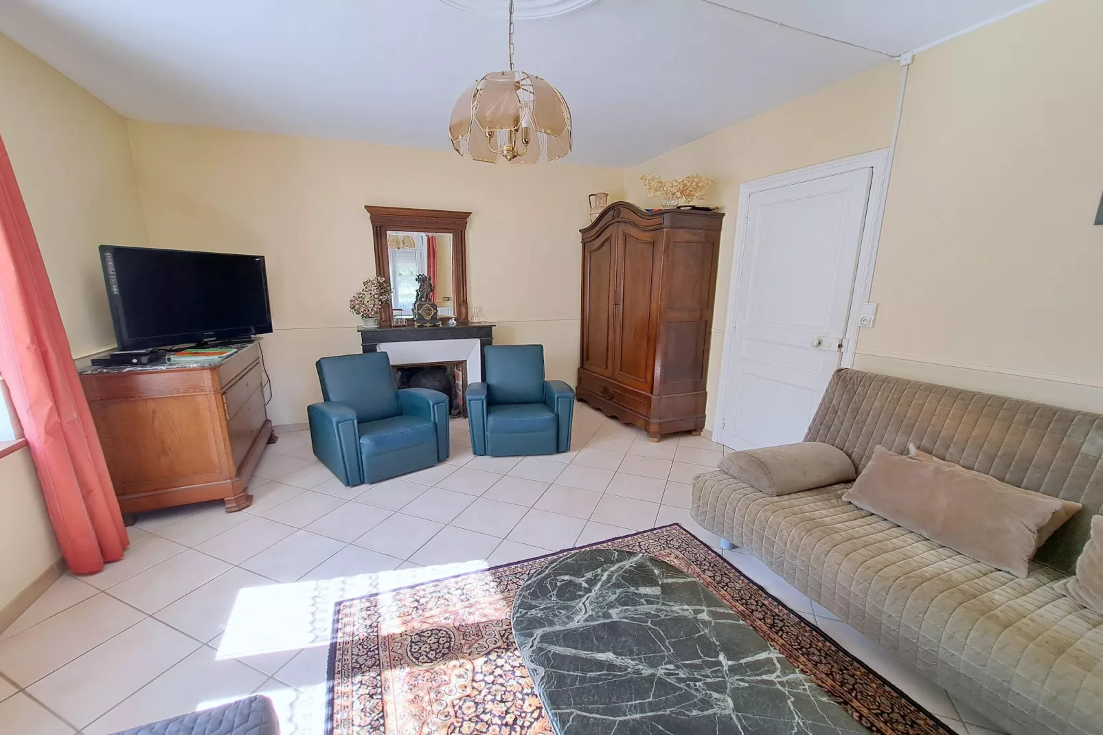 Terraced house Lahayville-Wohnzimmer