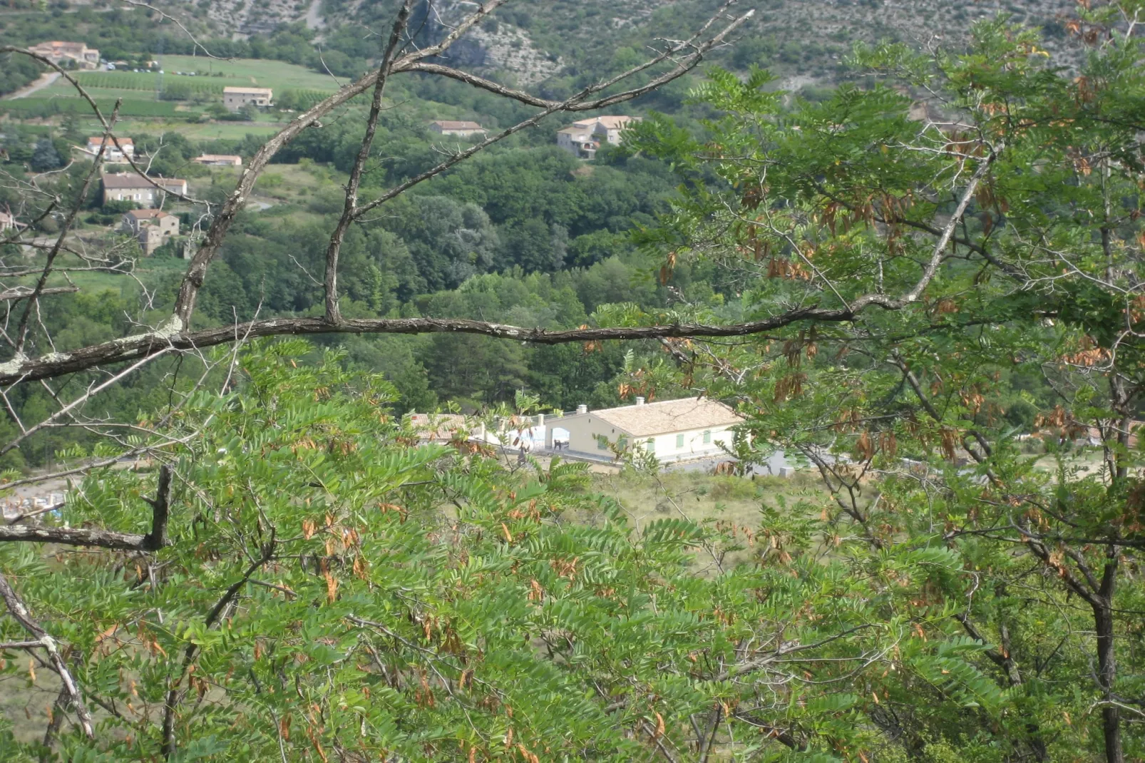 Villa Chassagnes-View in summer