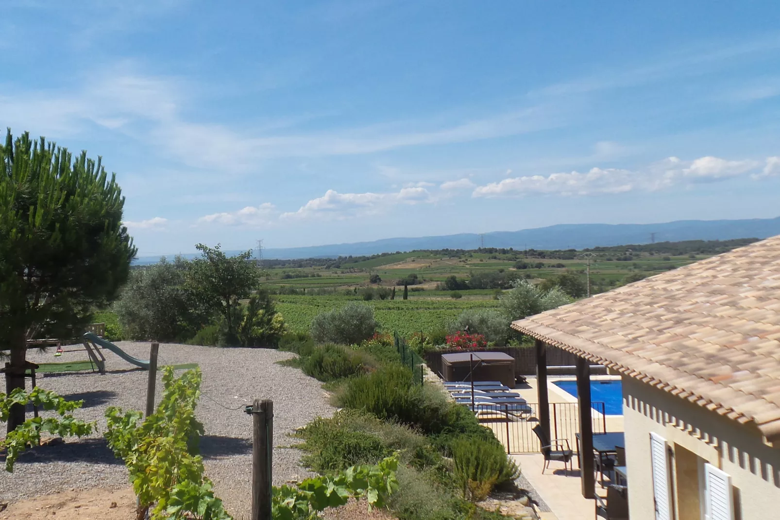 Villa Le Carignan-Vue d'été