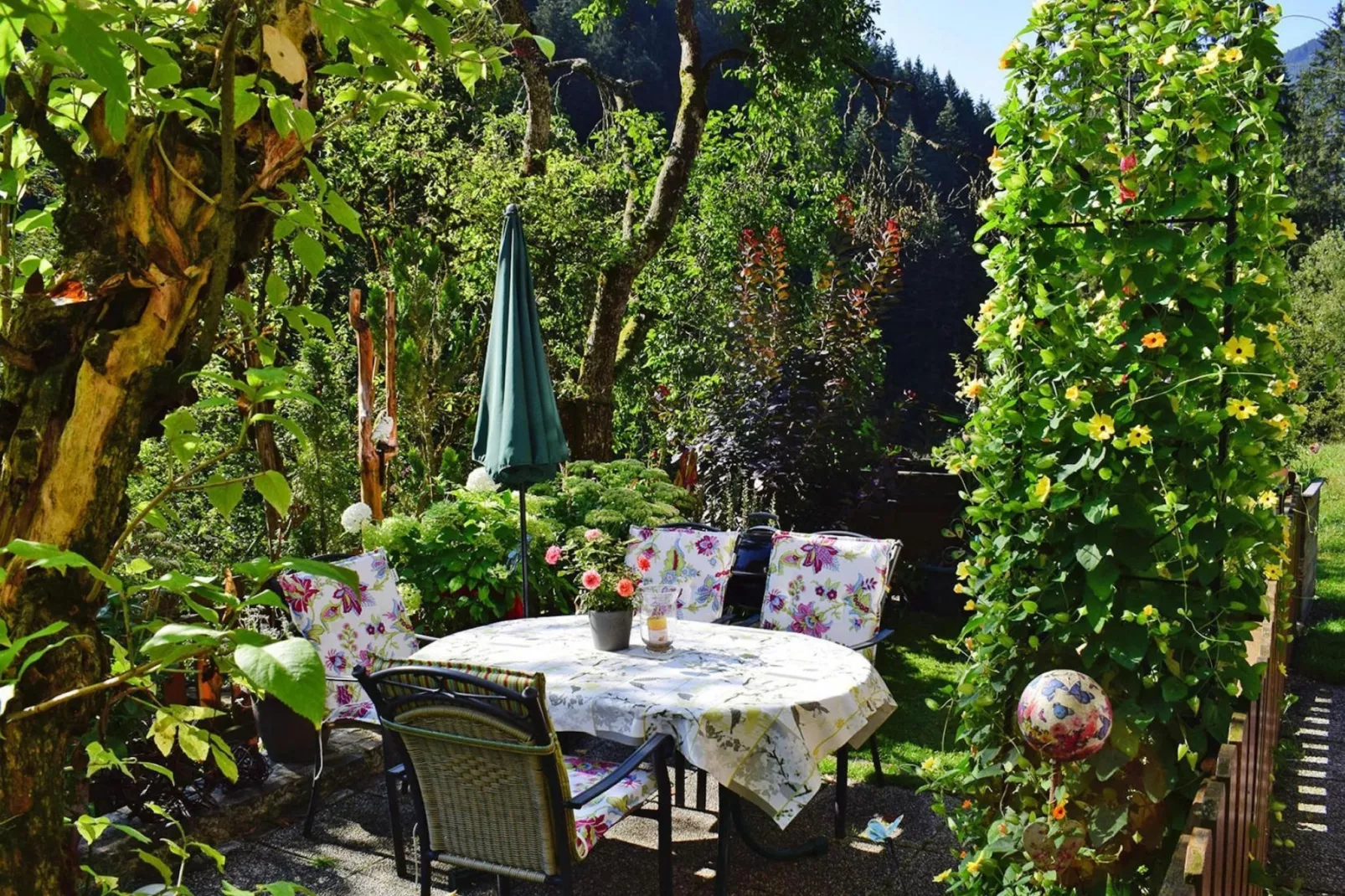 FeWo Kleinpötting Hüttau-Gärten Sommer