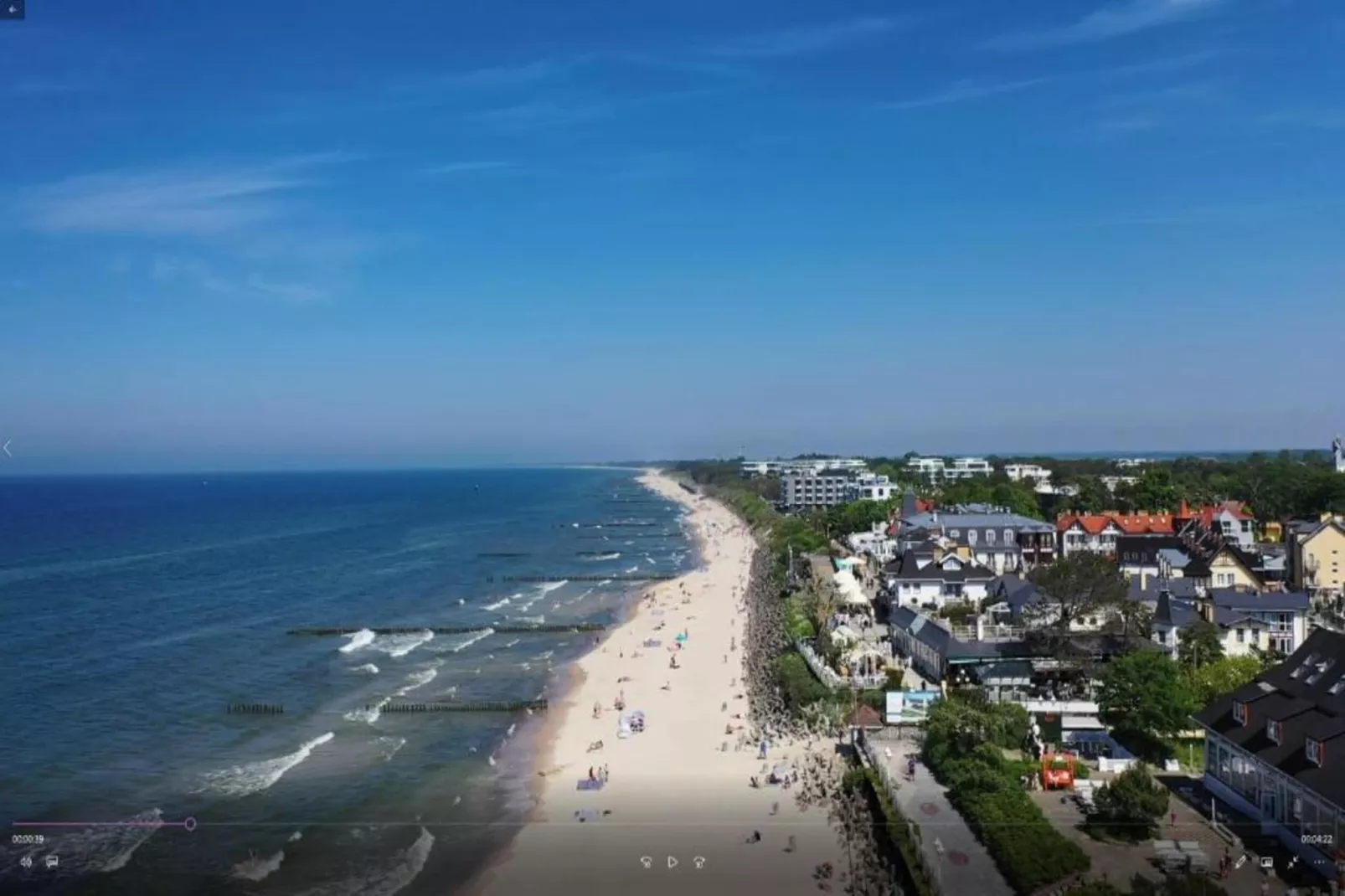 Ferienhaus Mielno am Sandstrand-Gebiete Sommer 20 km