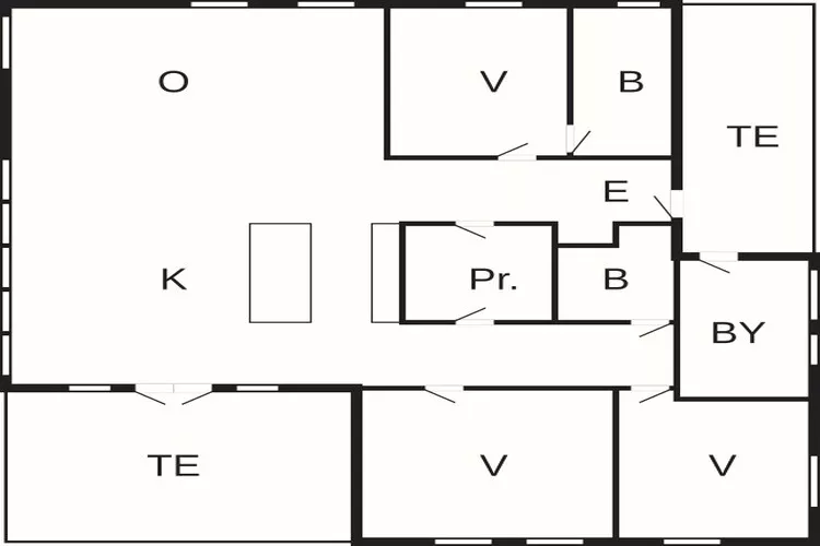Maison de vacances pour 6 a Væggerløse-By Traum-Plan