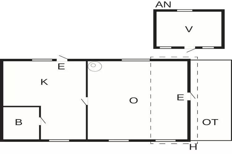 6 person holiday home in BOXHOLM-By Traum-Floor plan