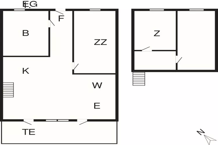 6 person holiday home in Vestervig-By Traum-Floor plan