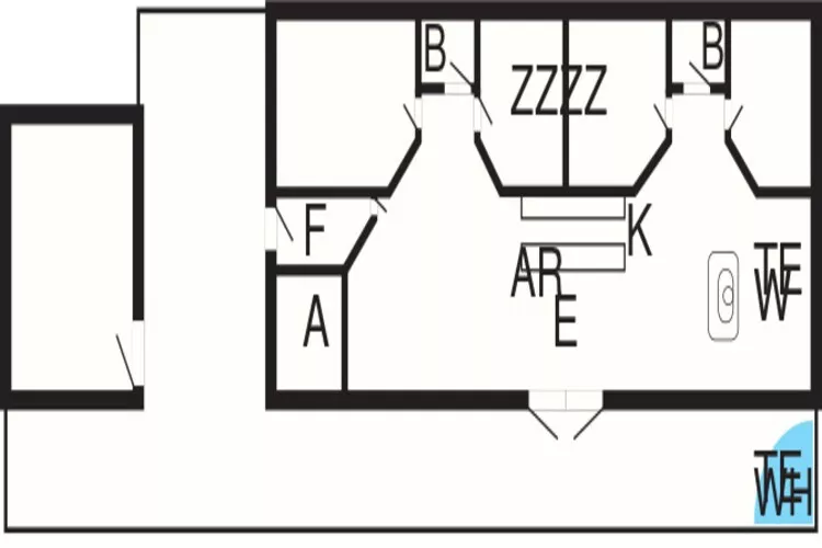 12 person holiday home in Vinderup-By Traum-Floor plan