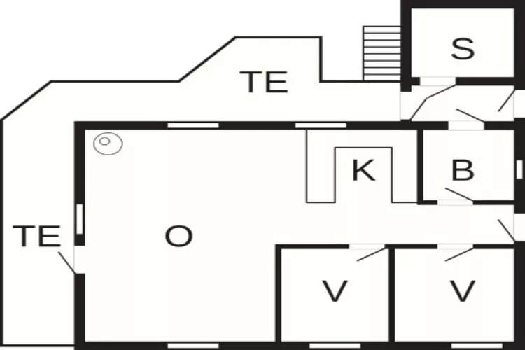 Maison de vacances pour 4 a Aars-By Traum-Plan