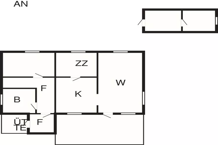 Maison de vacances pour 7 a Rossfjordstraumen-Plan