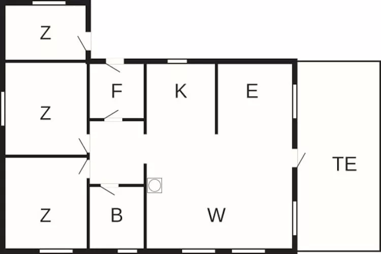 5 person holiday home in olden-Floor plan