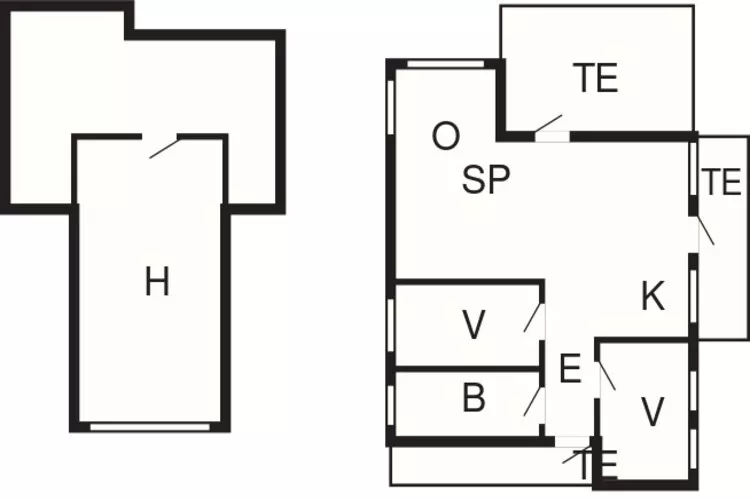 6 person holiday home in Tisleidalen-By Traum-Floor plan