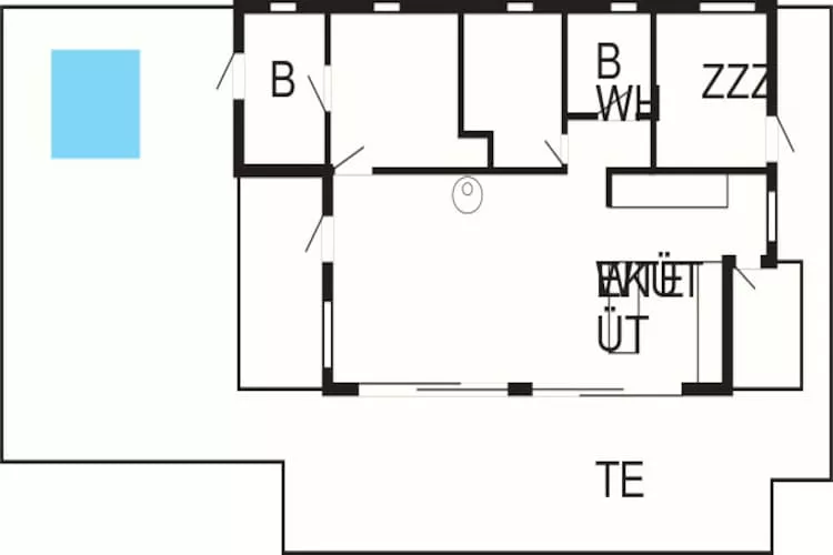 Maison de vacances pour 9 a Væggerløse-By Traum-Plan