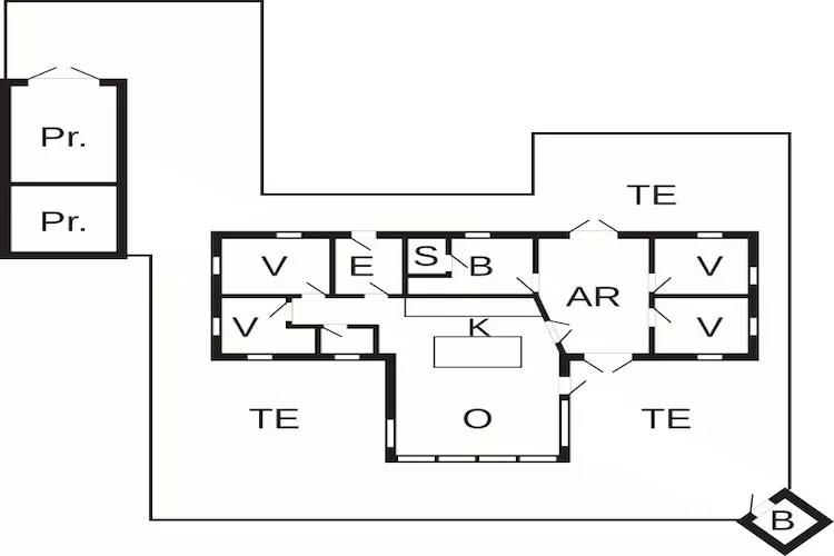 Modern Cottage with Spa - By Traum Ferienwohnungen-Floor plan
