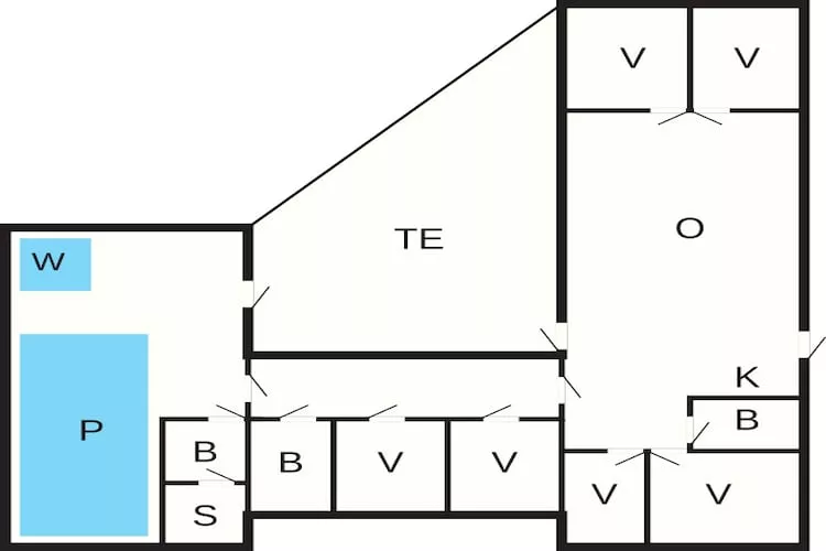 14 Personen Ferienhaus in Væggerløse-By Traum-Grundriss