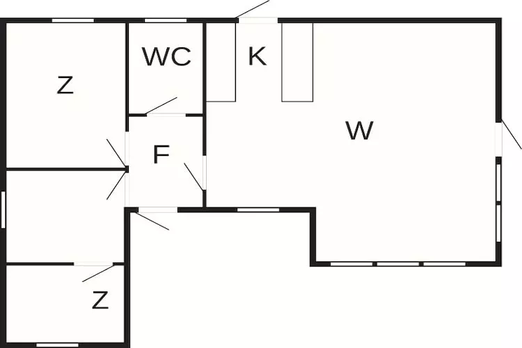 5 person holiday home in Føllenslev-By Traum-Floor plan