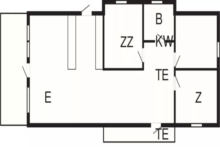 Maison de vacances pour 6 a Jægerspris-By Traum-Plan