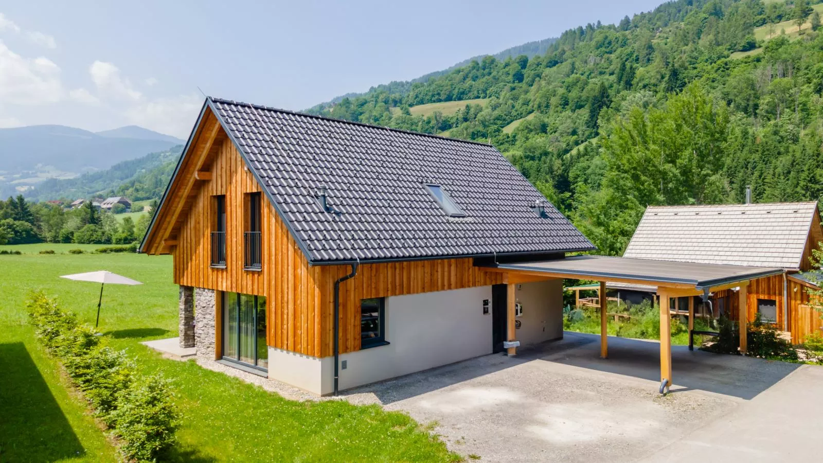 Mountain Chalet Alpinchique-Außenbereich Sommer