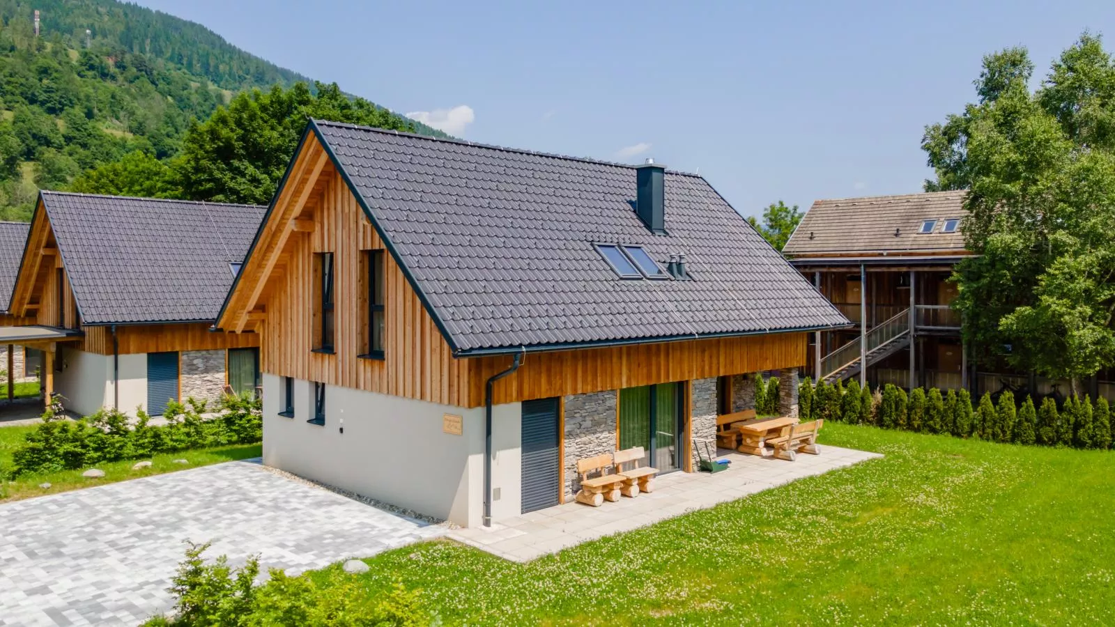 Mountain Chalet Berg-Glück-Extérieur été