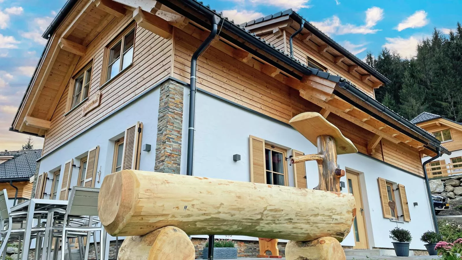 Im grünen Herzen-Außenbereich Sommer