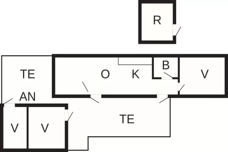 Maison de vacances pour 6 a Øster Assels-By Traum-Plan