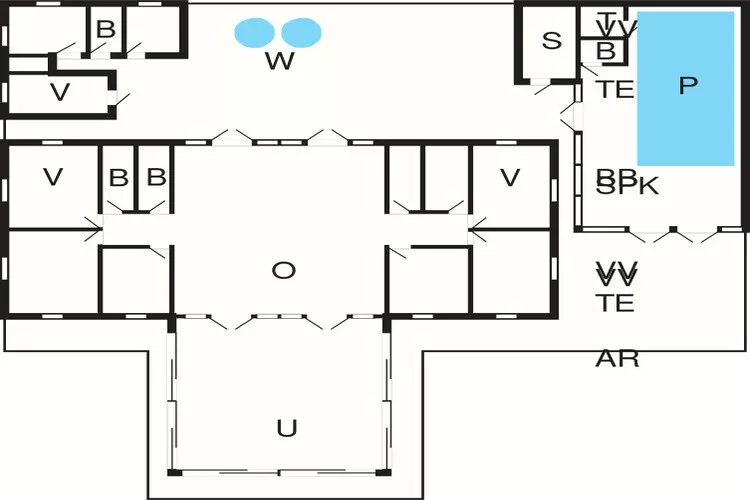 24 person holiday home in Læsø-By Traum-Floor plan