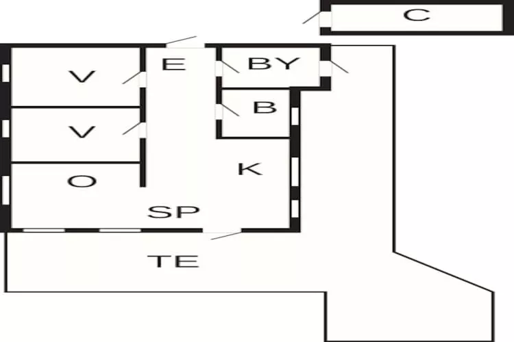 4 person holiday home in Hanstholm-By Traum-Floor plan