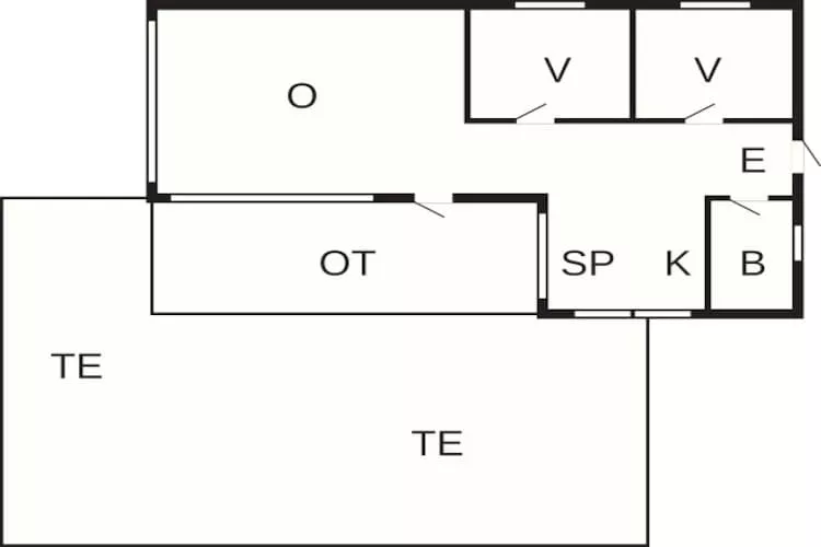 5 person holiday home in Broager-By Traum-Floor plan