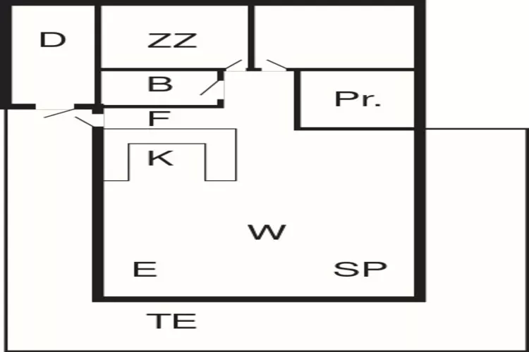 5 person holiday home in Drangedal-By Traum-Floor plan