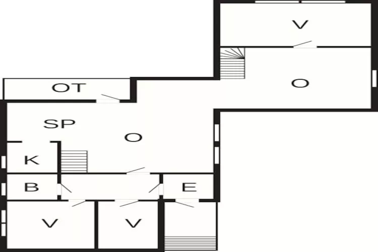 7 person holiday home in SORTLAND-By Traum-Floor plan