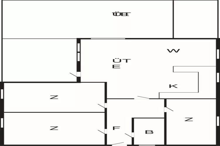 6 Personen Ferienhaus in Roslev-By Traum-Grundriss
