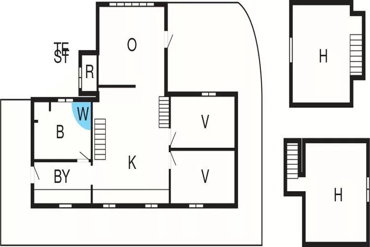 6 person holiday home in Nykøbing M-By Traum-Floor plan