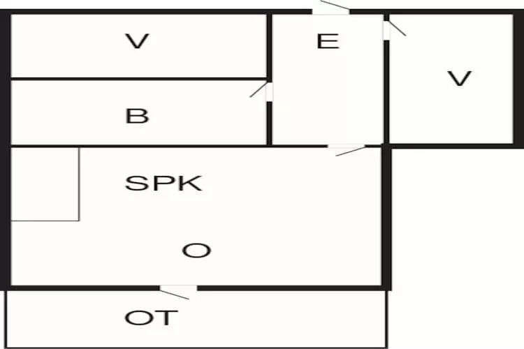 Maison de vacances pour 2 a Ringkøbing-Plan