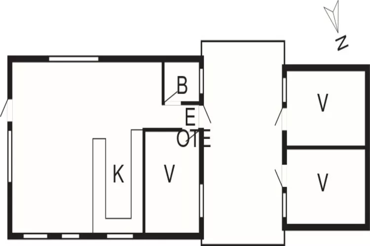 6 person holiday home in Højslev-By Traum-Floor plan
