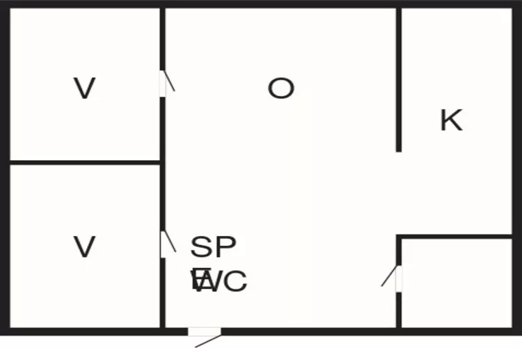 5 person holiday home in Löttorp-By Traum-Floor plan