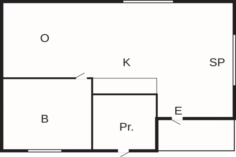 2 person holiday home in Ronneby-By Traum-Floor plan