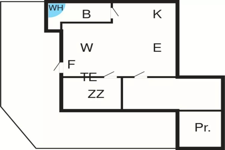 4 Personen Ferienhaus in Thisted-By Traum-Grundriss