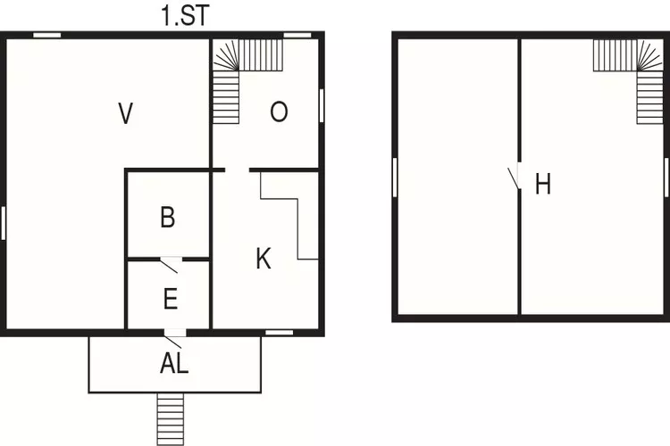 4 Personen Ferienhaus in Hedekas-By Traum-Grundriss
