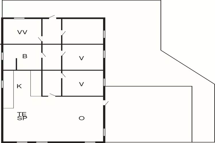 Maison de vacances pour 5 a Børkop-By Traum-Plan